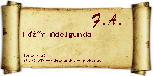 Für Adelgunda névjegykártya